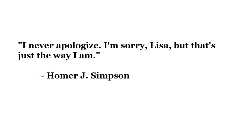 Homers Apology